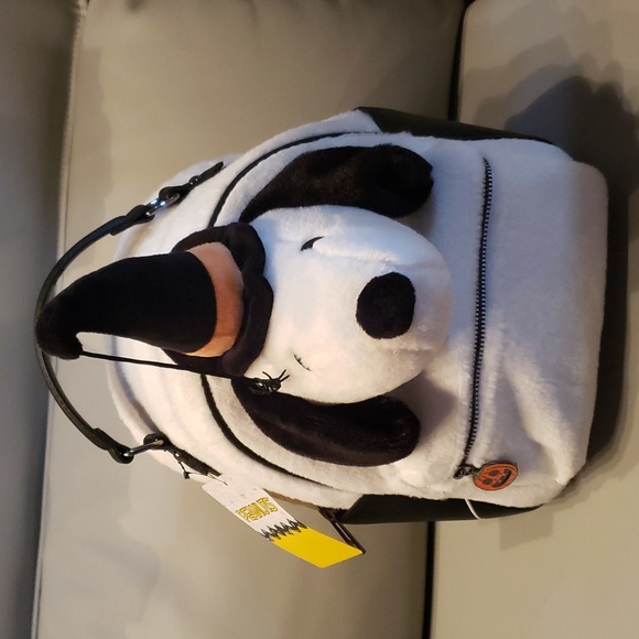 Peanuts | Bags | Peanuts Snoopy Halloween Witch Fuzzy Backpack Nwt ...